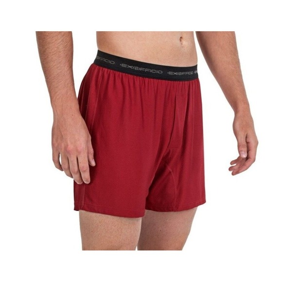 Exofficio Other - NWT ExOfficio Give-N-Go Boxers Men's Size 2XL Bolero Red Light Mesh Quick Dry